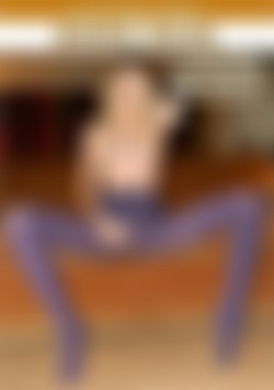 Maria Anjel 20 Year Old Purple Opaque Pantyhose with Sexual Cock Tease JOI! front cover