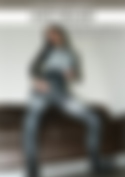 Lexy Blaze Tight Black Spandex Leggings with You Can't Fuck Me JOI! front cover