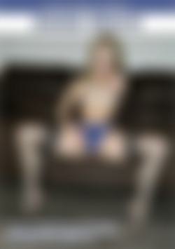 Diana Grace Blue Silky Panties and Black Stockings with Blow Up Doll Fantasy JOI! front cover