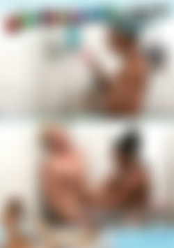 Interracial Lesbian Shower Action front cover