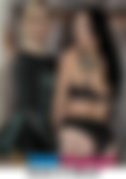 Dasha Dime's blonde cock gets sucked raw by Raven Vice's hairy pussy. front cover