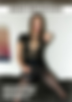 Madi Meadows Black Glossy Seamless Pantyhose with Sexual Understanding JOI! front cover