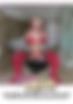 Sexy Blonde in Red Wants You to Cum for Her front cover